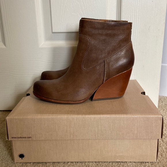KorkEase Shoes Korkease Michelle Wedge Bootie 85 Poshmark